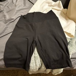 Black biker shorts